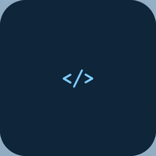 プロフィールアイコン（コードタグのロゴマーク）